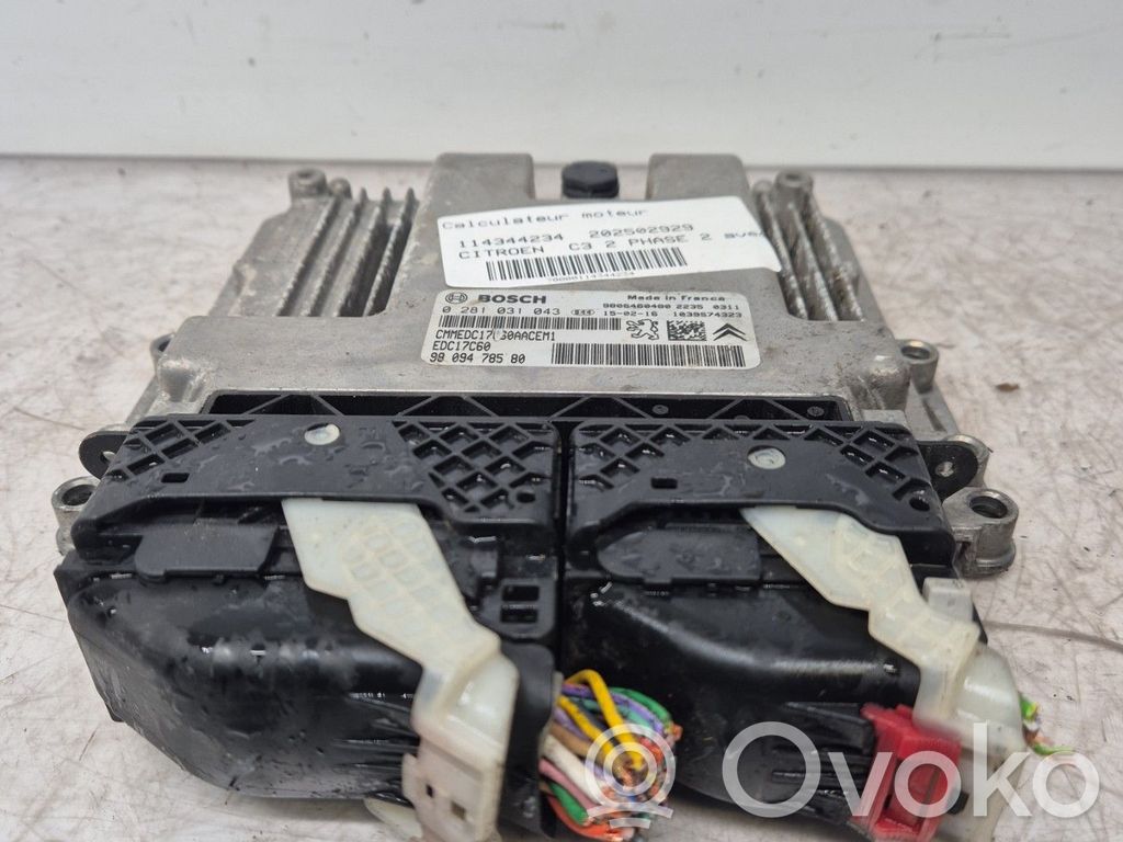Citroen C3 Engine control unit/module 