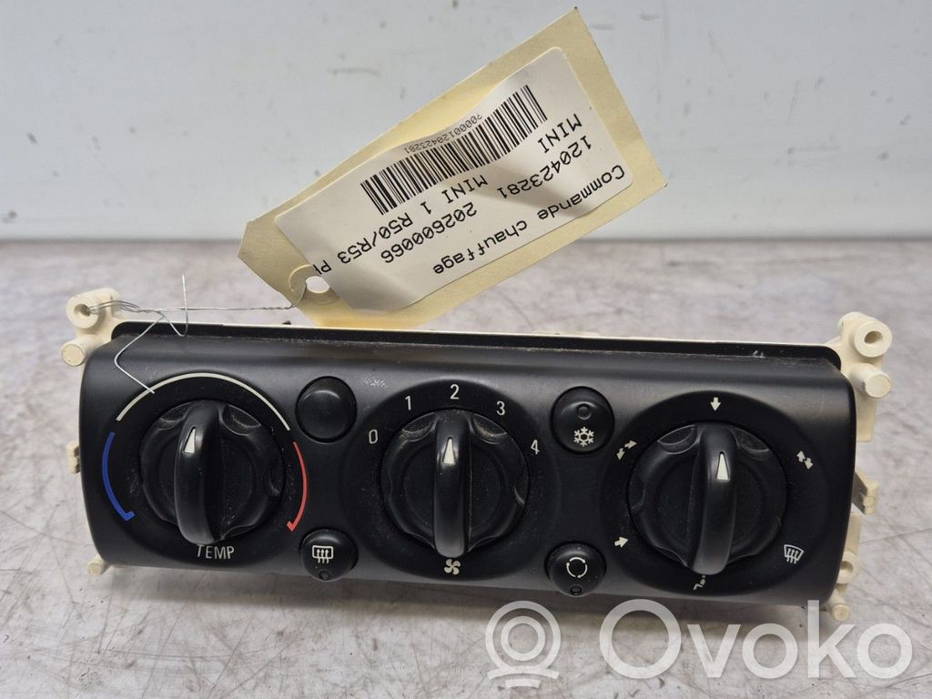 Mini One - Cooper R50 - 53 Climate control unit 