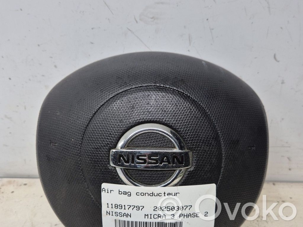 Nissan Micra Poduszka powietrzna Airbag kierownicy 