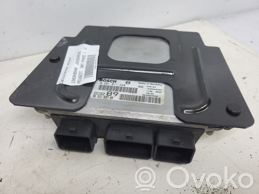 Peugeot 307 Sterownik / Moduł ECU 