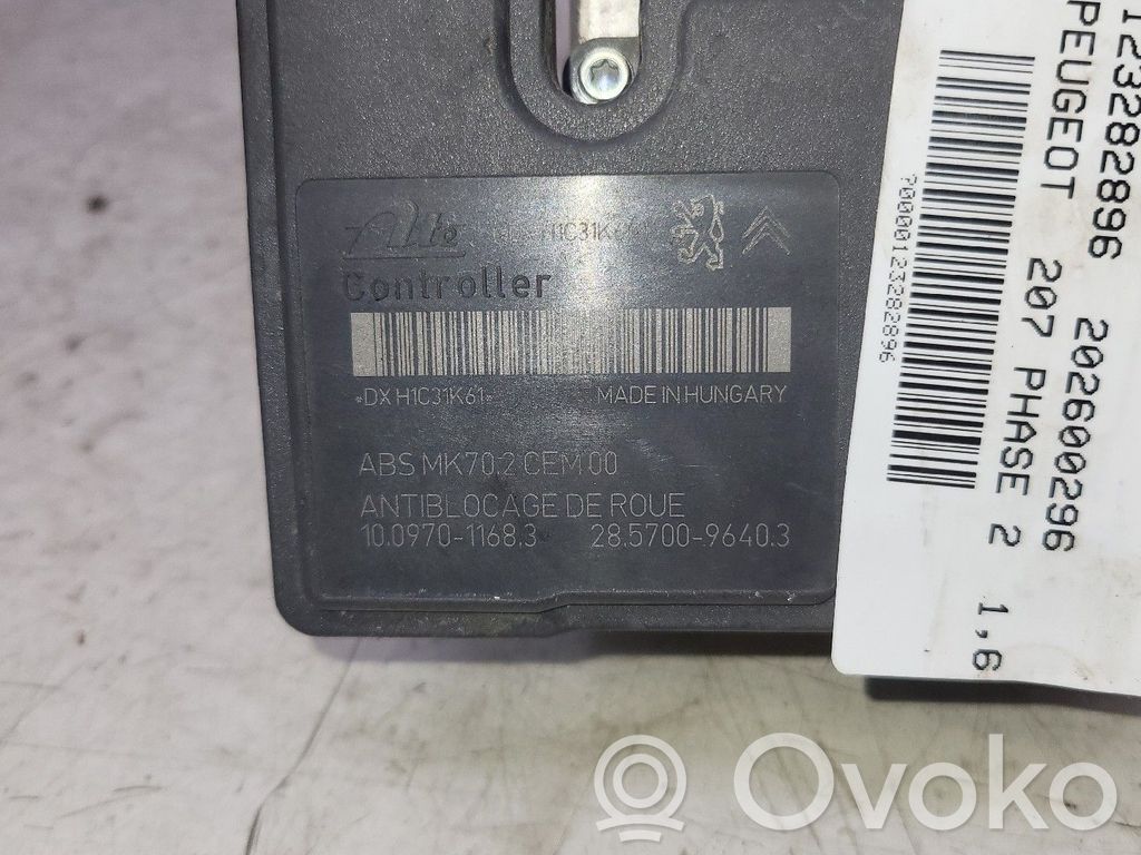 Peugeot 207 ABS Blokas 
