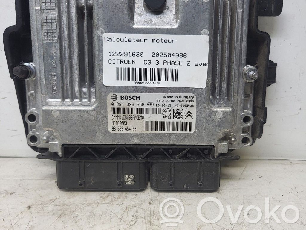 Citroen C3 Motorsteuergerät/-modul 