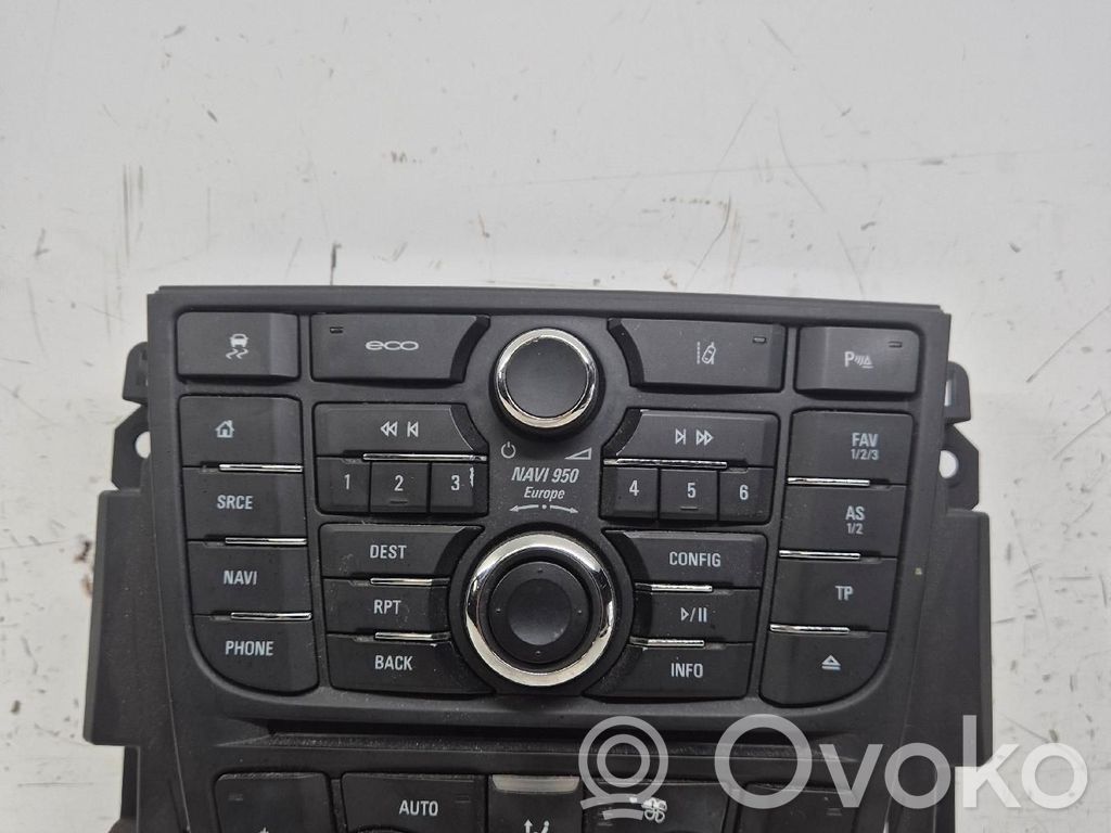 Opel Astra J Panel klimatyzacji 