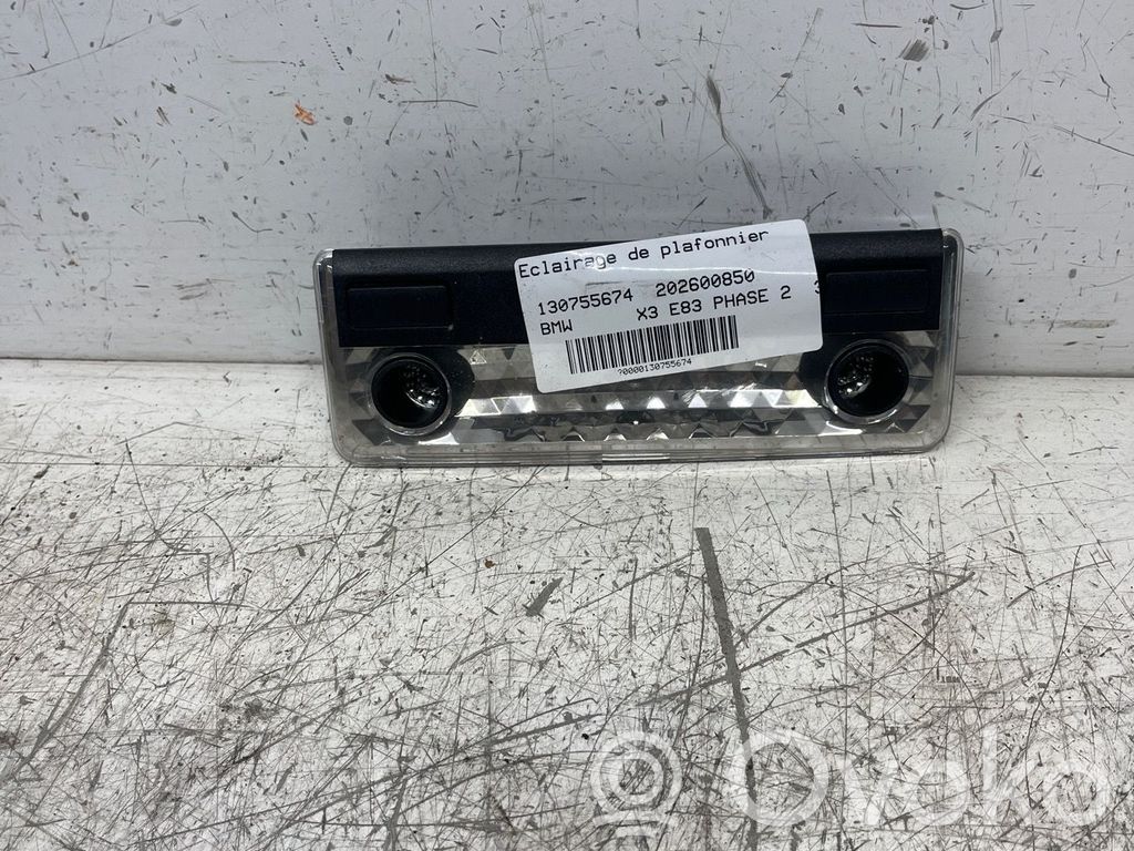 BMW X3 E83 Luz del asiento delantero