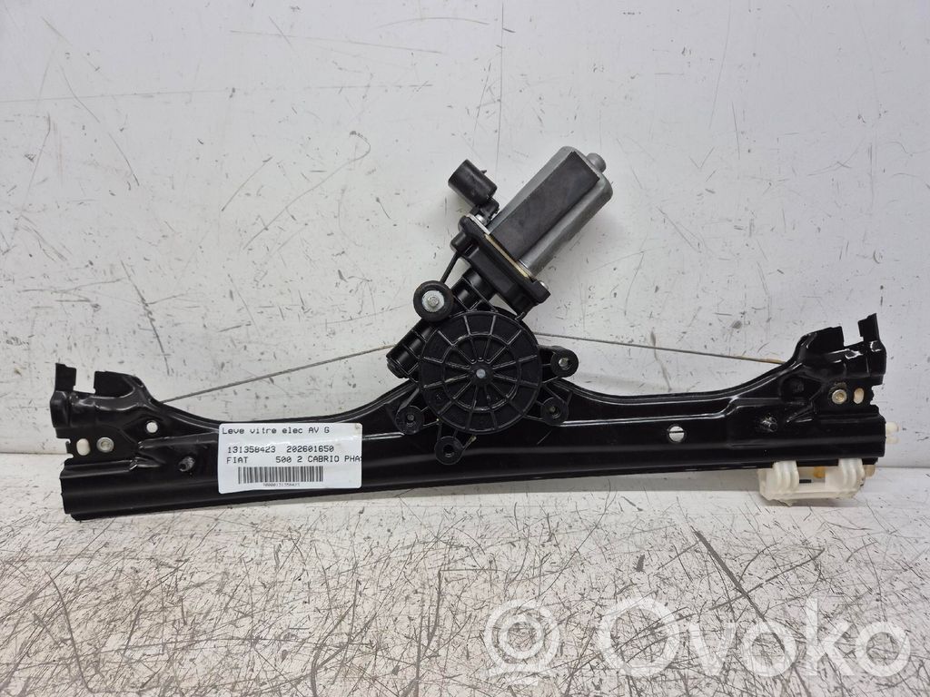 Fiat 500 Regulador de puerta delantera con motor 