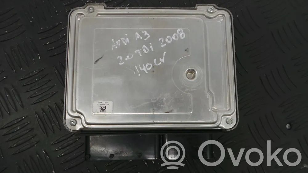 Audi A3 S3 8P Unidad de control/módulo ECU del motor 