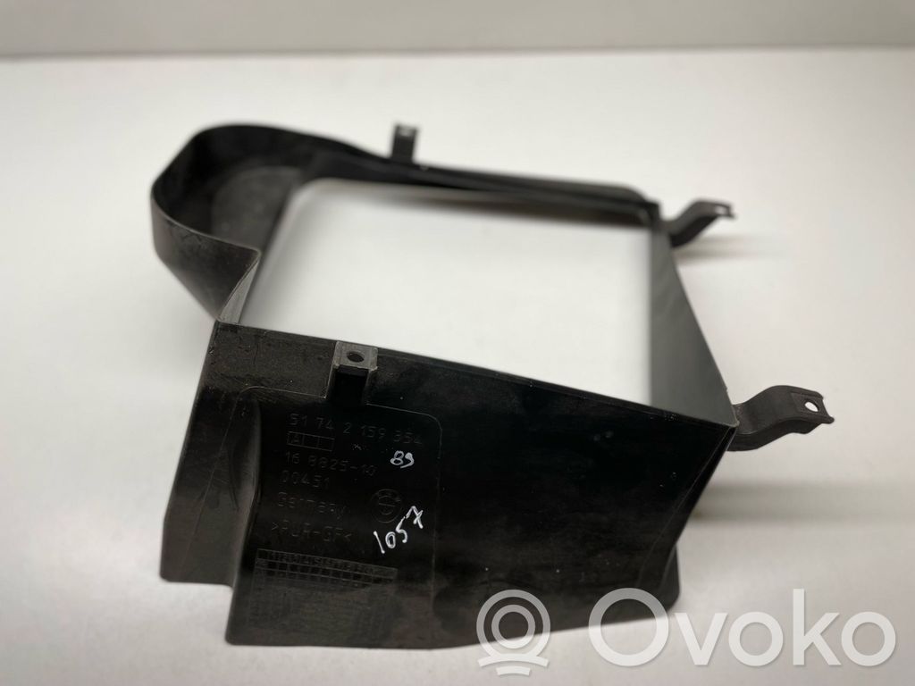BMW X5 E70 Intercooler air guide/duct channel 