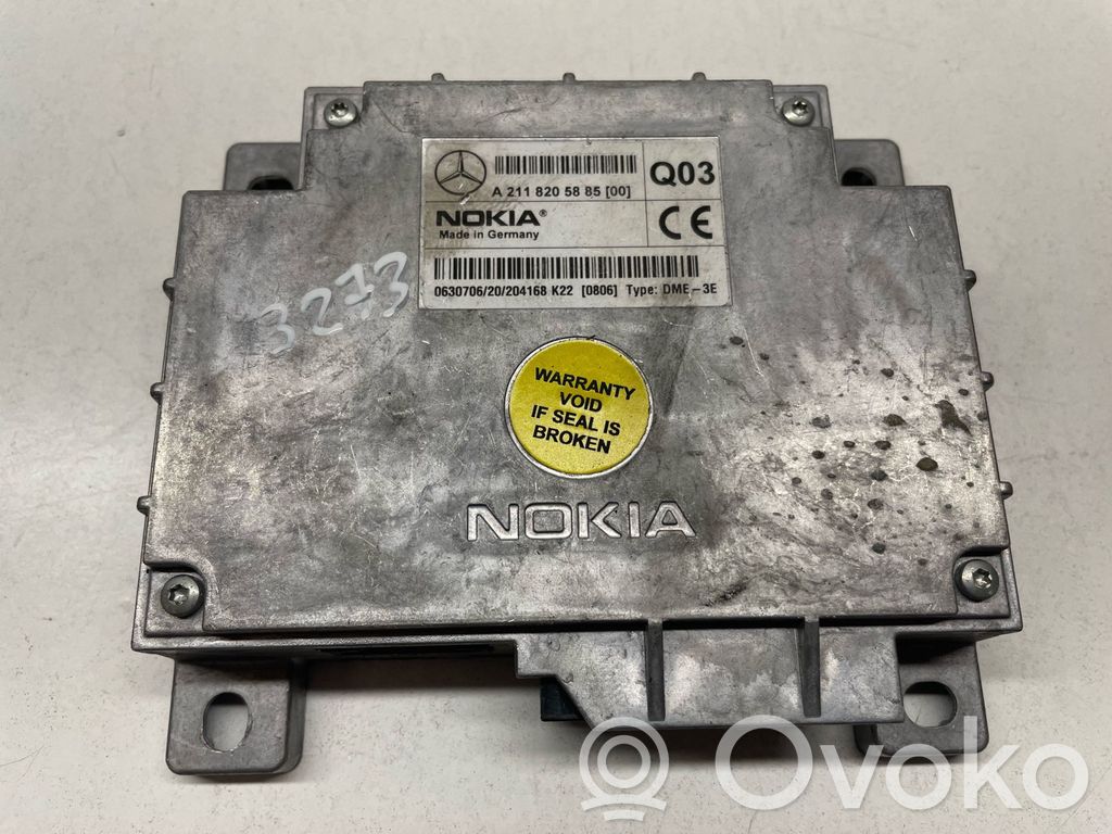 Mercedes-Benz E W211 Phone control unit/module 