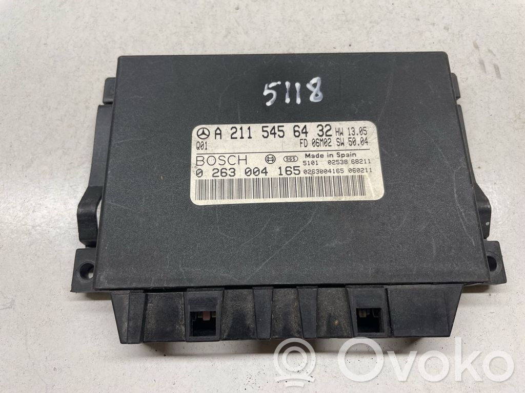 Mercedes-Benz E W211 Parking PDC control unit/module 