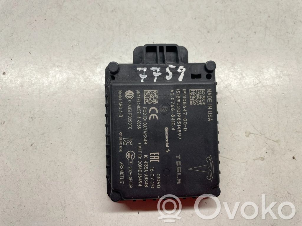 Tesla Model 3 Distronic sensor radar 