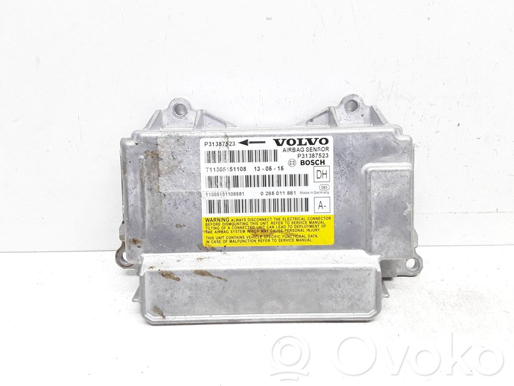 Turvatyynyn ohjainlaite/moduuli   31387523,0285011881