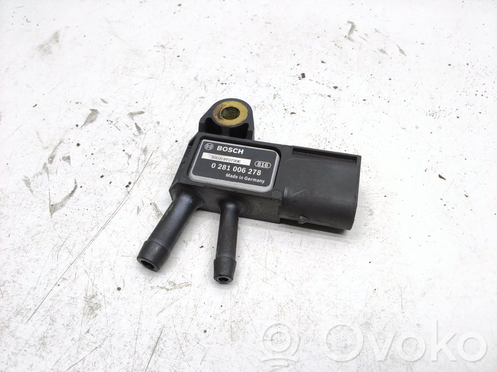 Abgasdrucksensor Differenzdrucksensor   0281006278