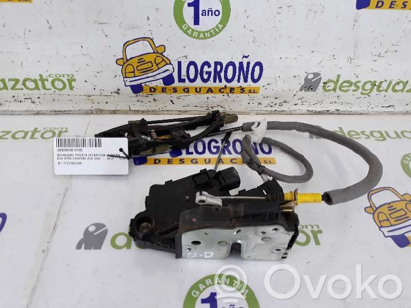 BMW 3 E46 Serrure de porte avant 
