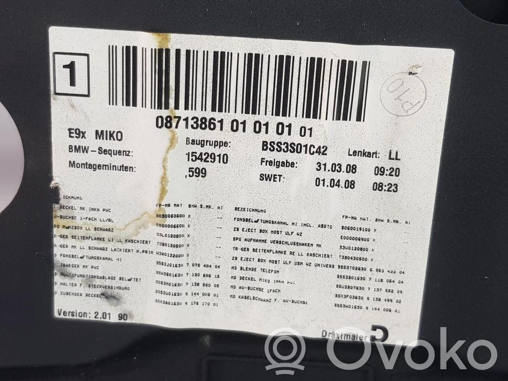 BMW 3 E90 E91 Armrest 
