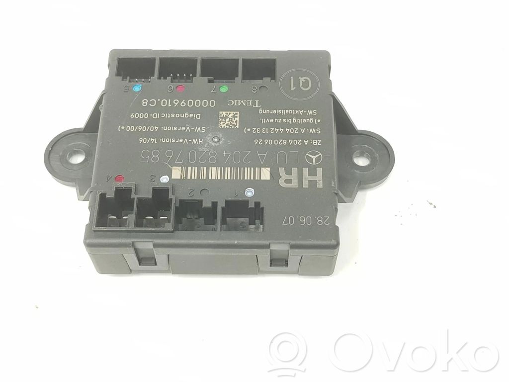 Mercedes-Benz C W204 Other control units/modules 