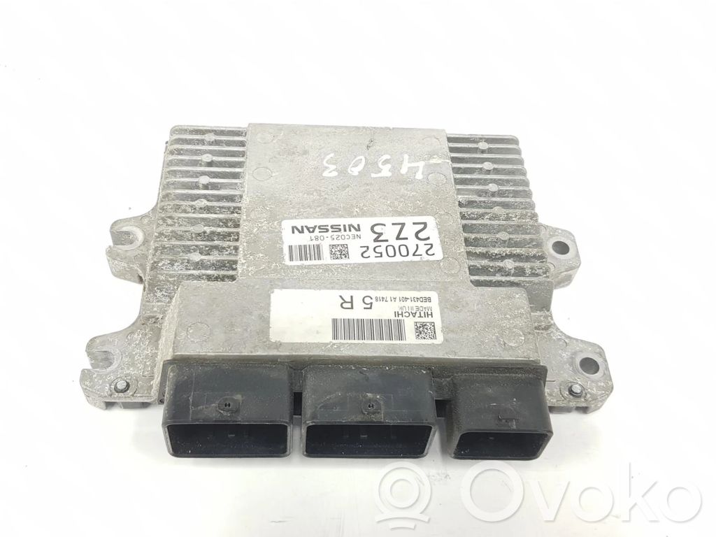 Nissan Qashqai Engine control unit/module 