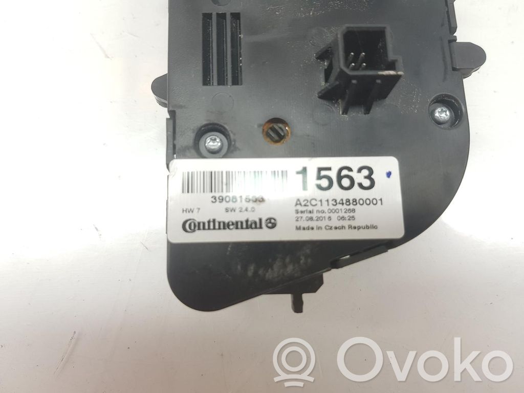 Opel Mokka X Centralina del climatizzatore 