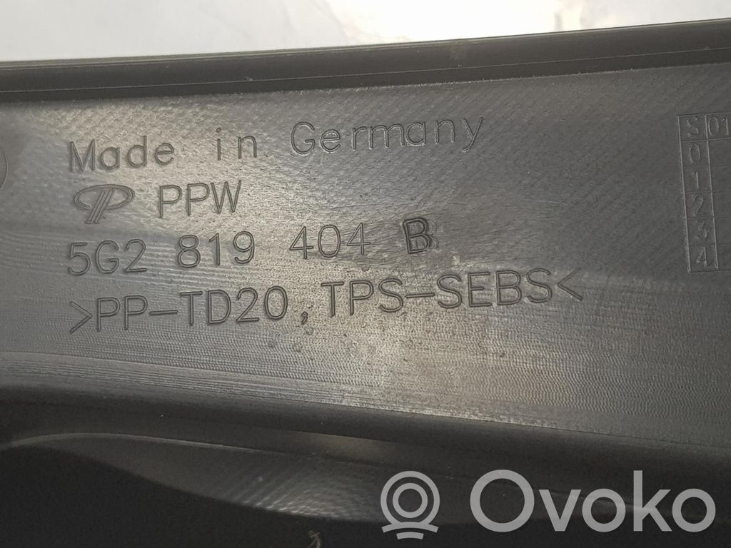 Volkswagen Golf VII Pyyhinkoneiston lista