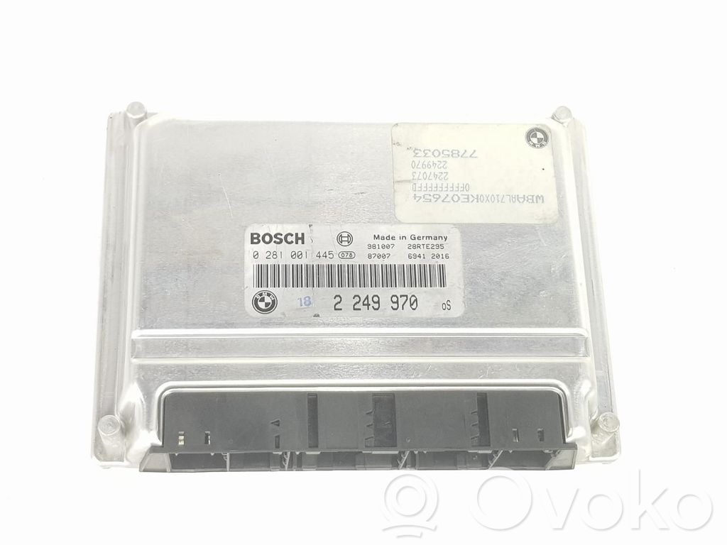 BMW X3 E83 Unidad de control/módulo del motor 