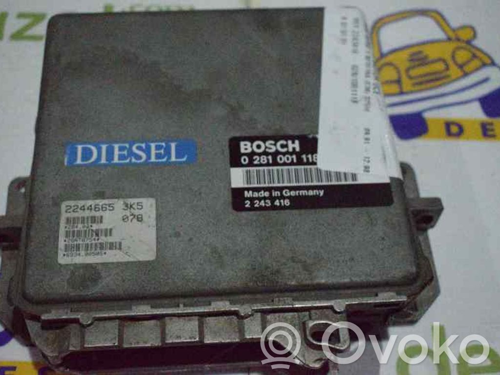 Engine control unit/module   2243416,0281001118,2244665