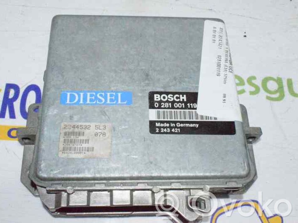 Sterownik / Moduł ECU   2243421,0281001119,2244532