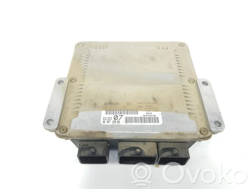 Engine control unit/module   9648715080,0281011394
