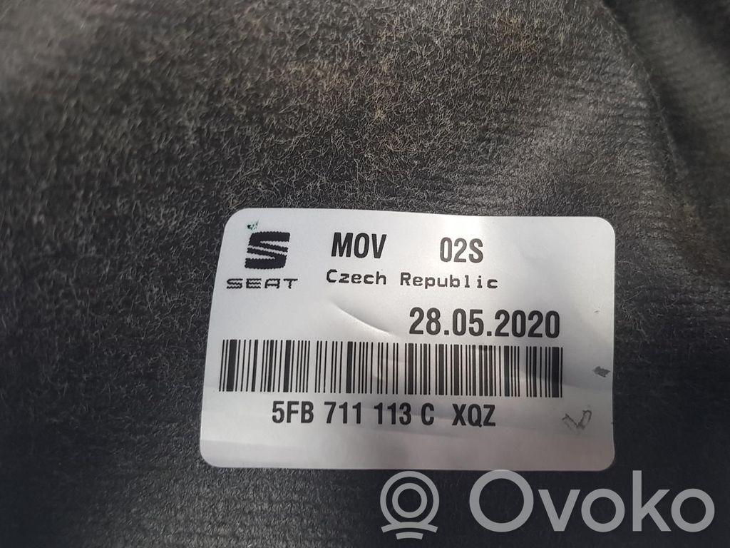 Seat Leon (5F) Revêtement pommeau de levier de vitesses cuir