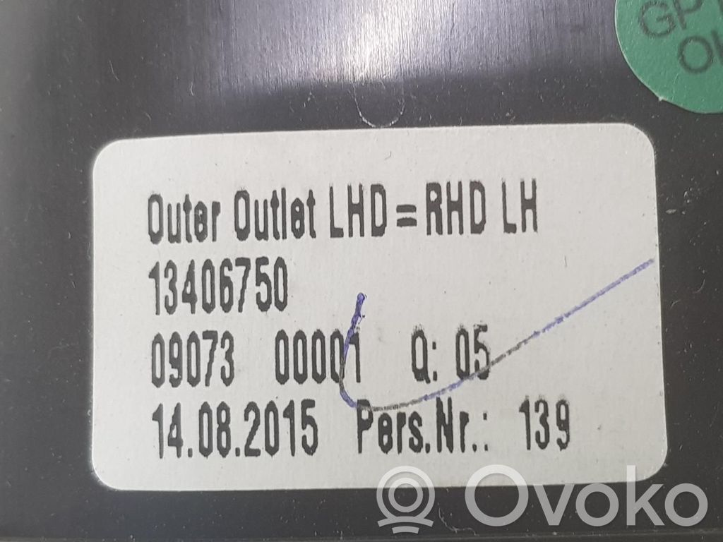 Opel Astra K Grilă ventilație centrală 