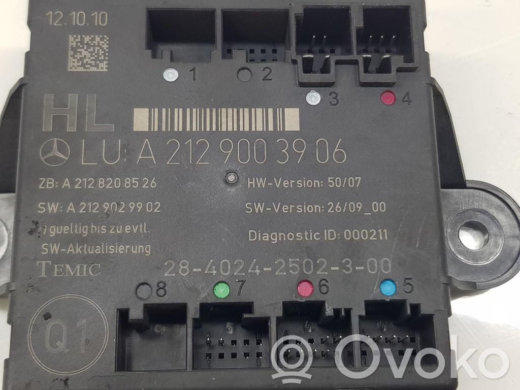 Mercedes-Benz E W212 Autres unités de commande / modules