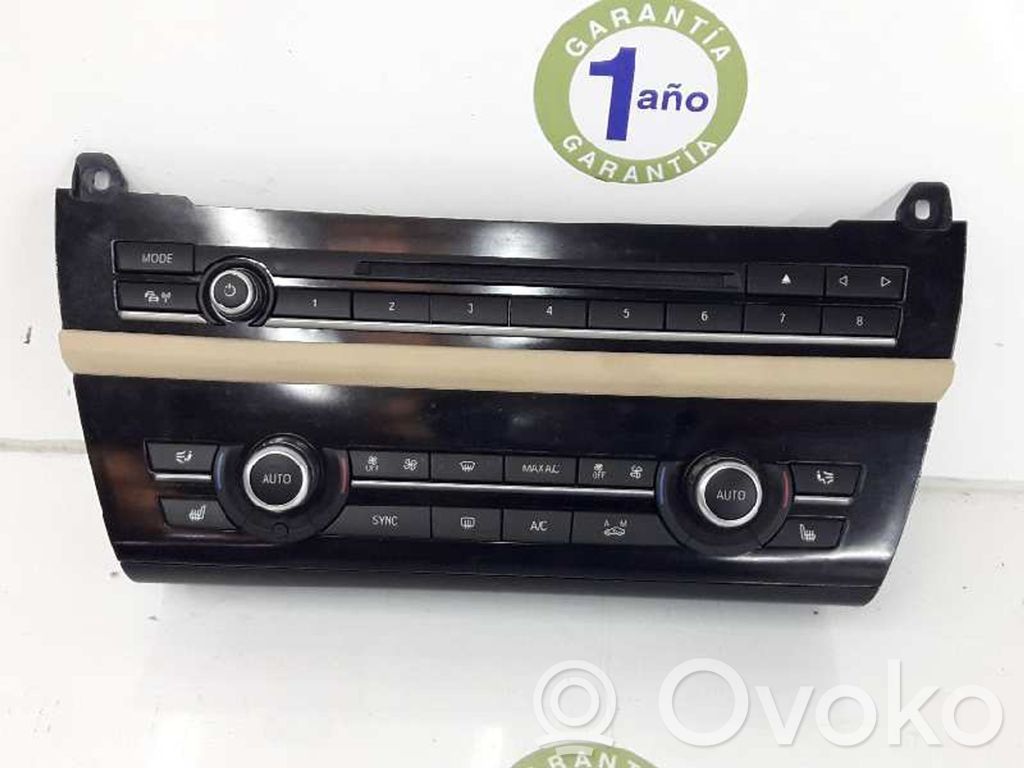 BMW 5 F10 F11 Climate control unit 