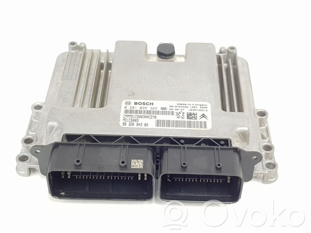 Peugeot 308 Calculateur moteur ECU 
