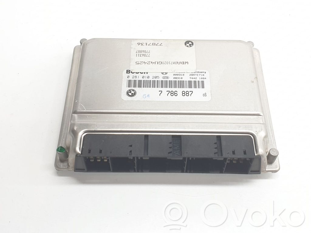 BMW 5 E39 Unitate/modul de control motor 