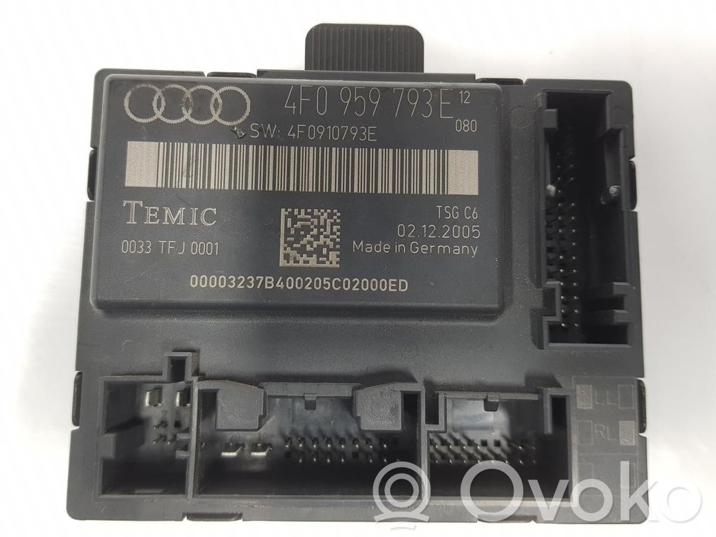 Audi A6 S6 C6 4F Alte unități/module de control 