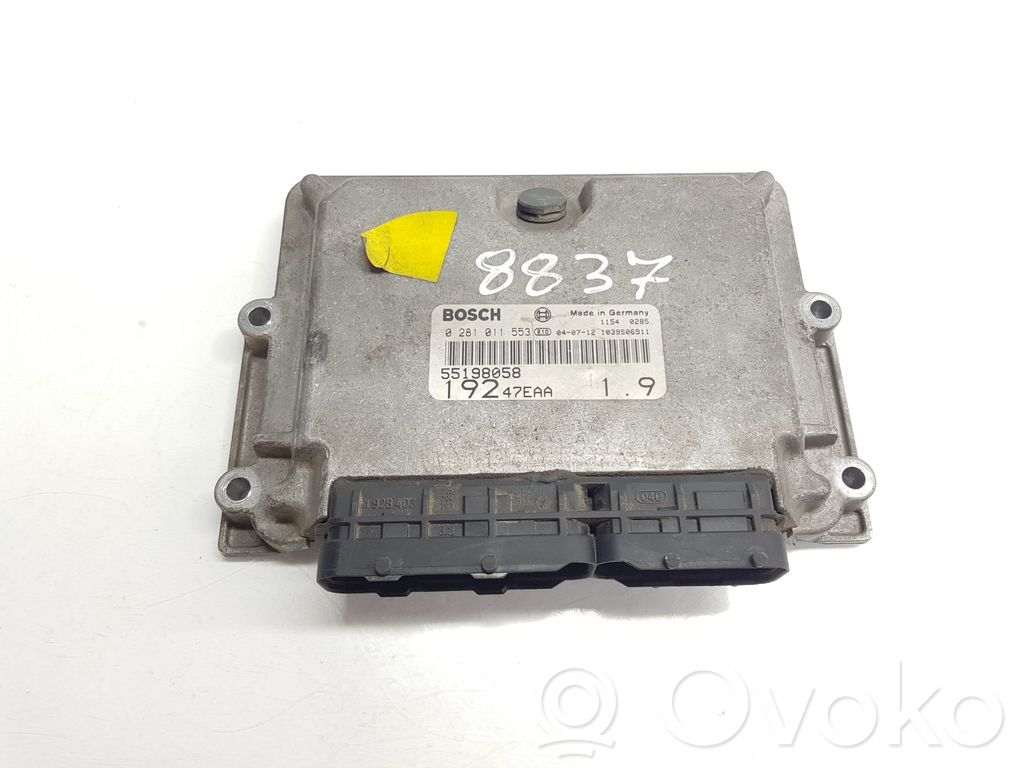 Engine control unit/module   55198058,55198058