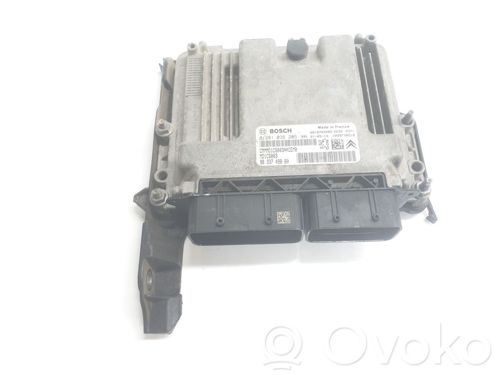 Engine control unit/module   9833749880,1647570380