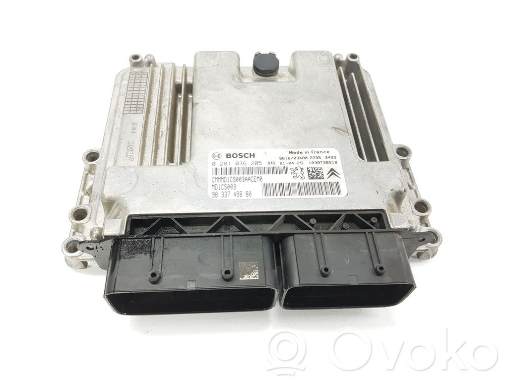 Engine control unit/module   9833749880,1647570380