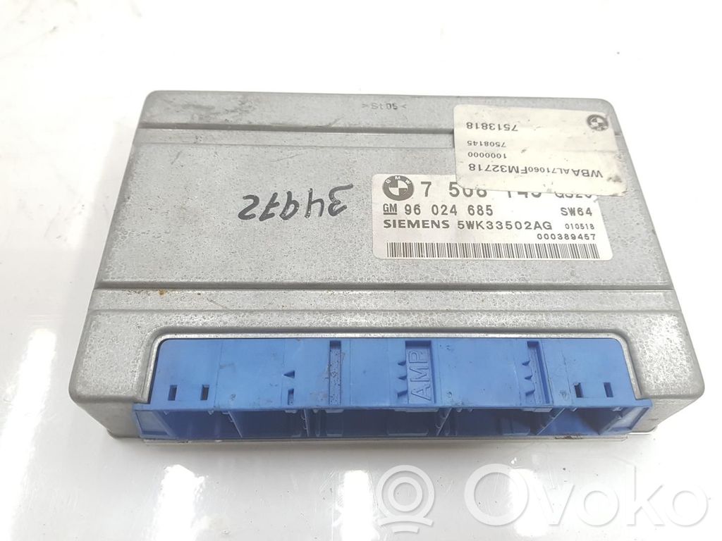 Unidad de control/módulo de la caja de cambios   5WK33502AG,7508145,1141CB