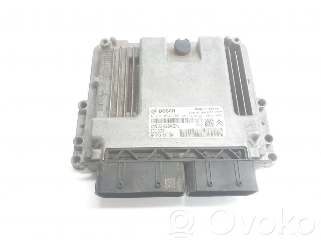 Peugeot Partner Engine control unit/module 
