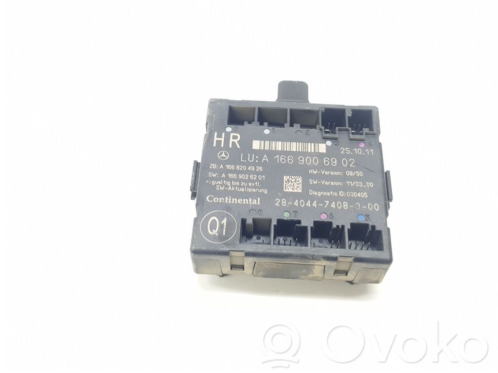 Mercedes-Benz ML W166 Alte unități/module de control 