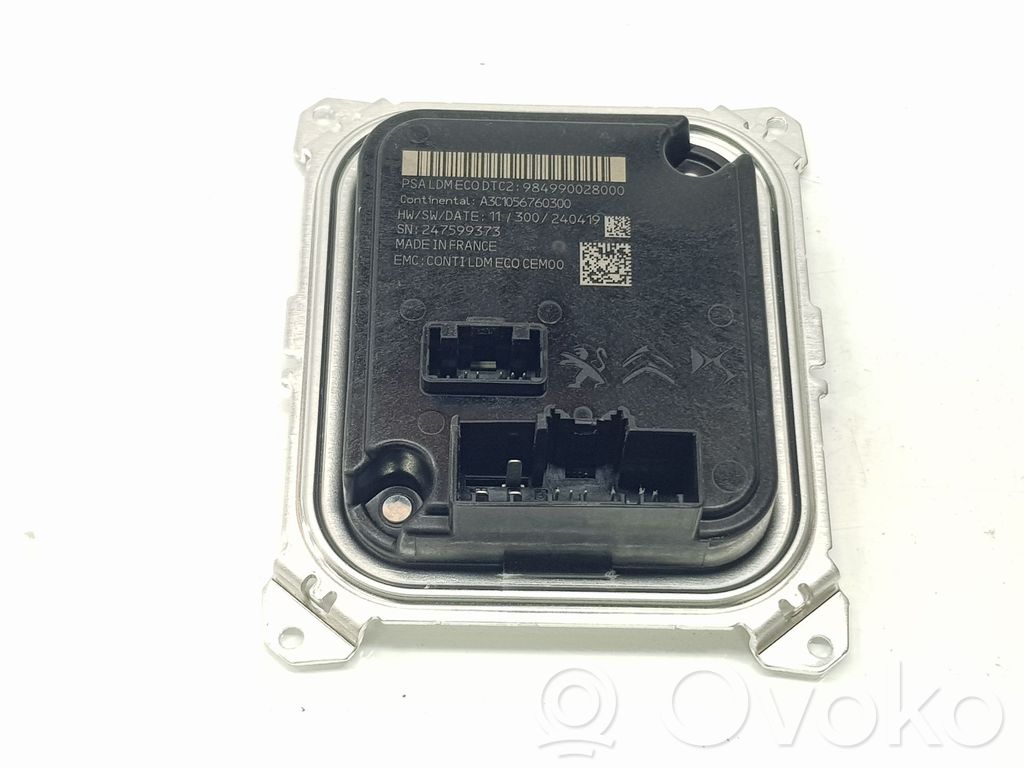 Unité de commande / module Xénon   9849900280,1689777080