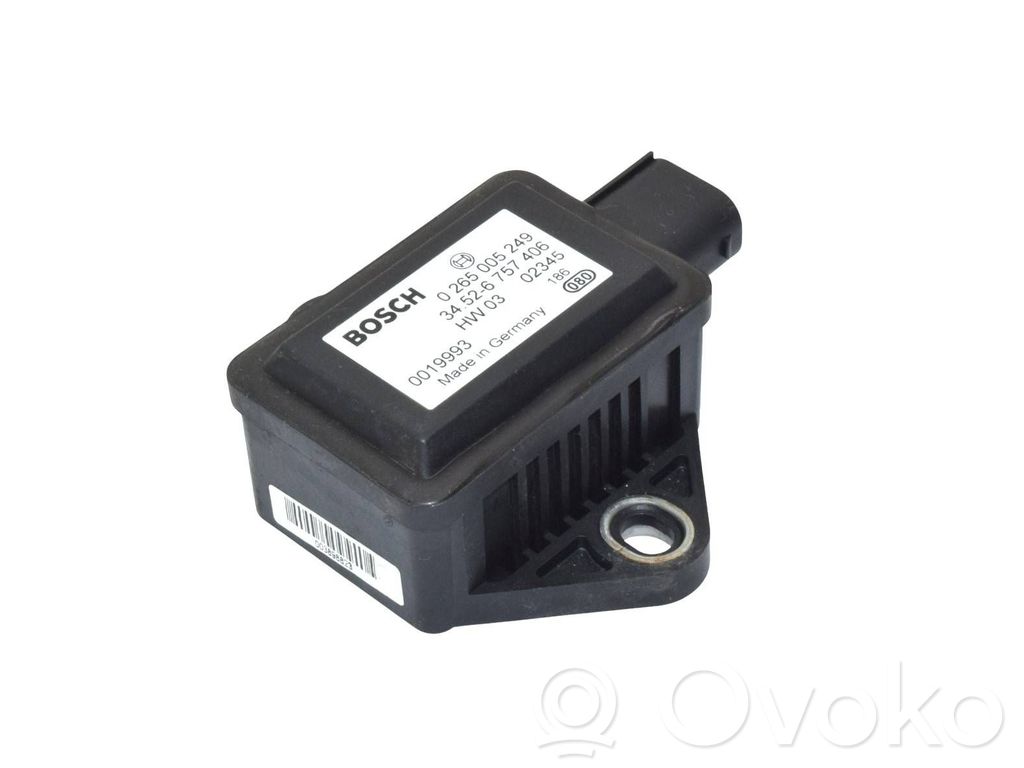 BMW 7 E65 E66 ESP acceleration yaw rate sensor 