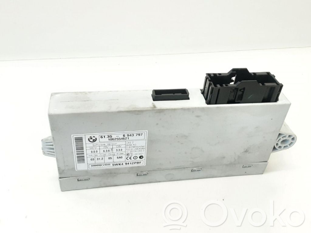 BMW 5 E60 E61 Unité de contrôle module CAS 