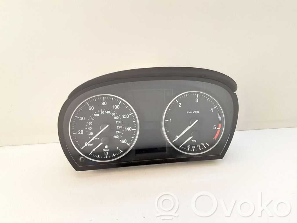 BMW 3 E90 E91 Speedometer (instrument cluster) 