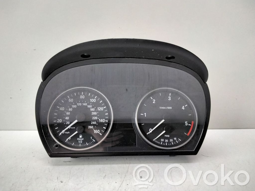 BMW 3 E90 E91 Speedometer (instrument cluster) 