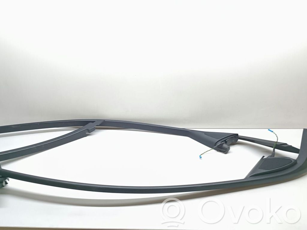 BMW 7 E65 E66 Rivestimento modanatura del vetro della portiera anteriore 