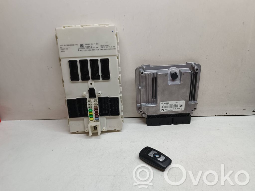 BMW 1 F20 F21 Komputer / Sterownik ECU i komplet kluczy 