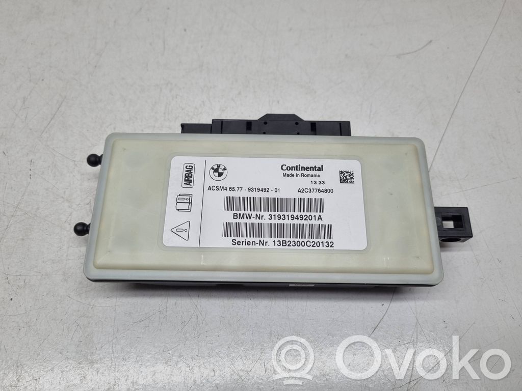 BMW X3 F25 Centralina/modulo airbag