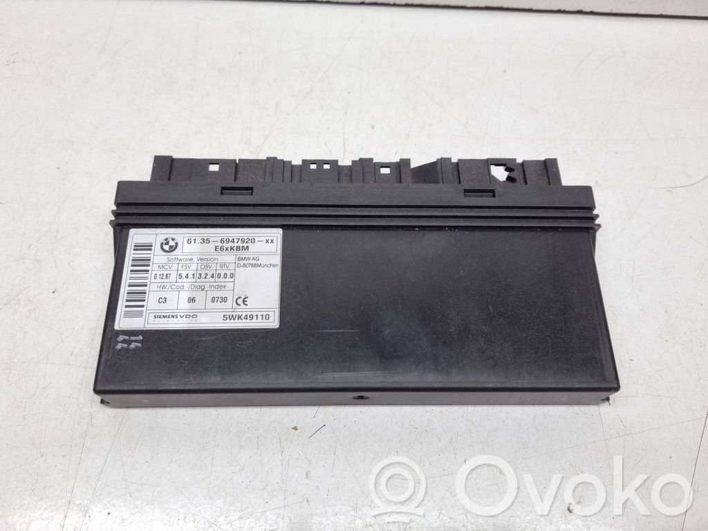 BMW 5 E60 E61 Central body control module 