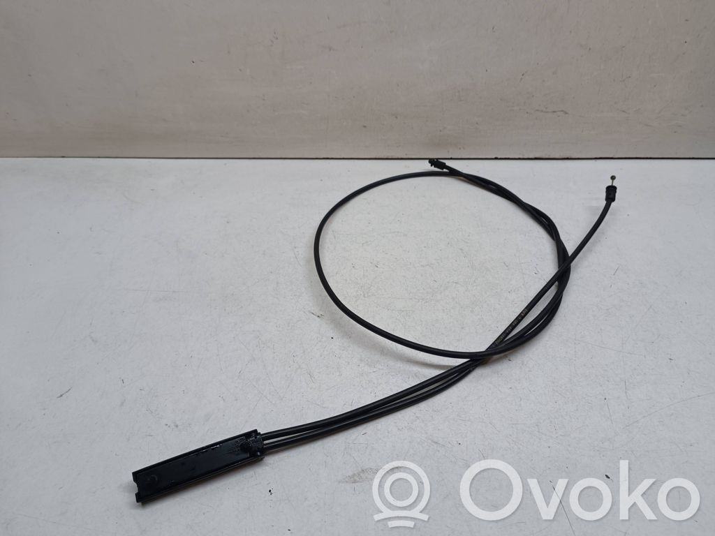BMW 5 E60 E61 Konepellin lukituksen vapautusvaijeri 