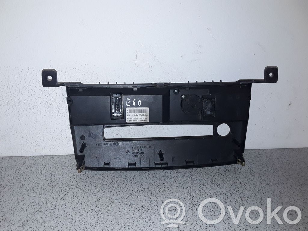 BMW 5 E60 E61 Panel klimatyzacji 